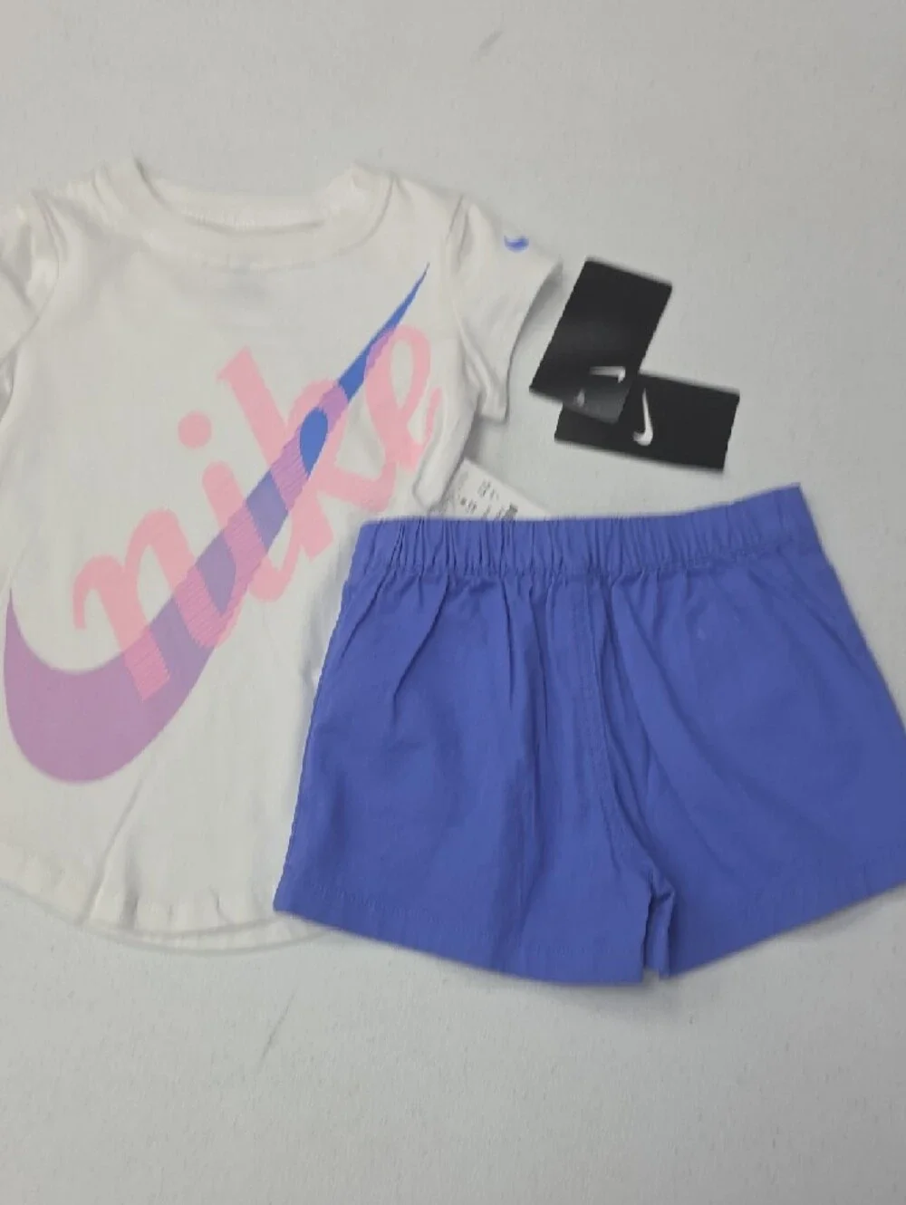 Nike Women’s Blue High Waist Shorts - Picture 5 of 5
